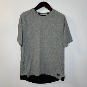 Nike Bonded Knit Men's T-shirt Carbon Heather-Black Size: L